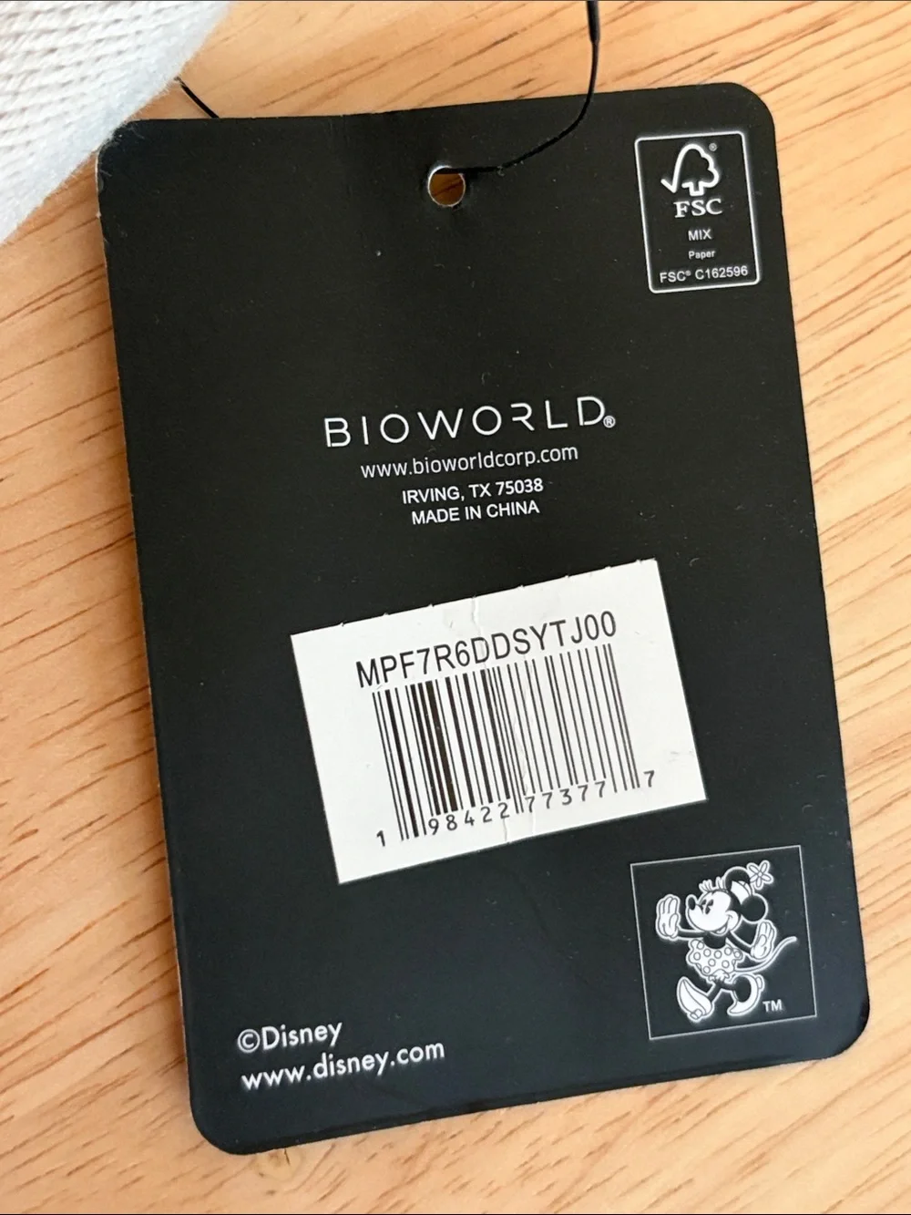 Disney Bioworld Minnie Mouse Peach Backpack